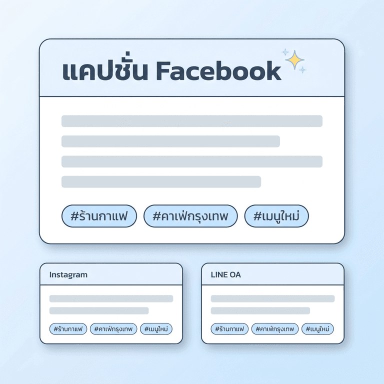 AI เขียนแคปชั่นโซเชียลมีเดีย