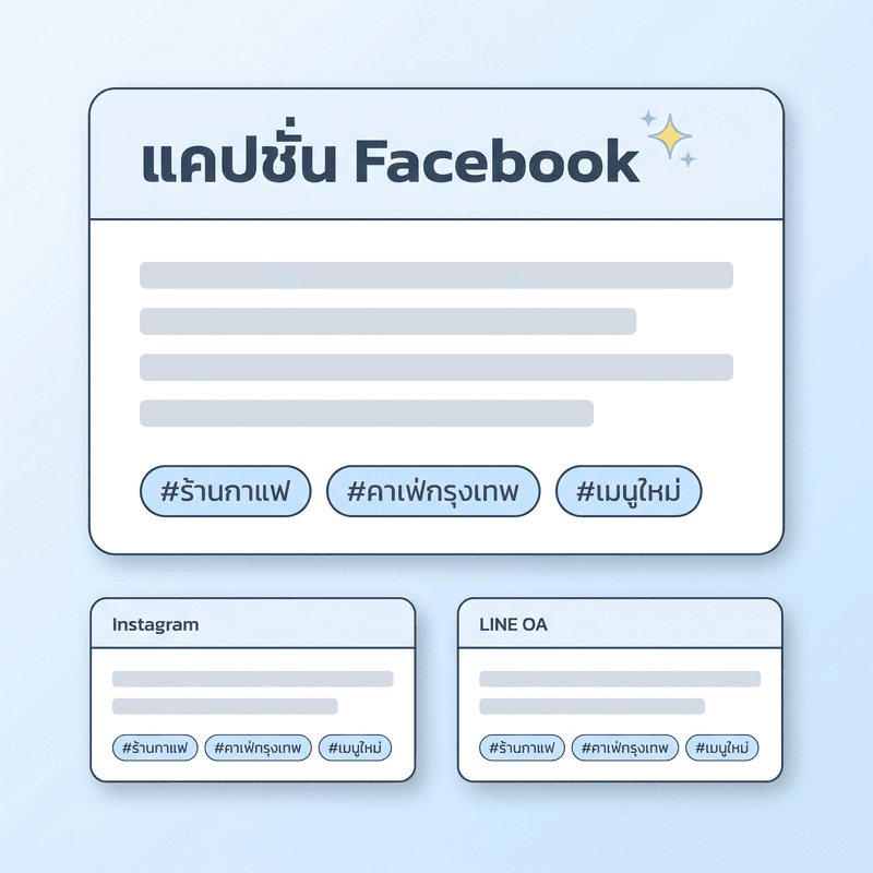 แคปชั่นหลายเวอร์ชัน