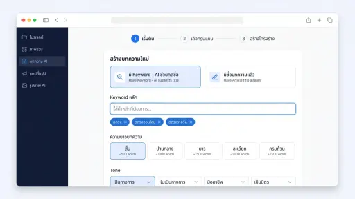 จาก Keyword สู่บทความพร้อมใช้: Workflow สร้างบทความอัตโนมัติ