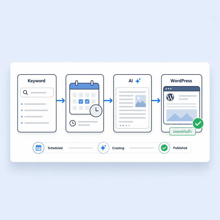 Auto Blog เขียนบทความและโพสต์ WordPress อัตโนมัติ