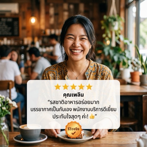 ตัวอย่าง: รีวิว / คำชมลูกค้า